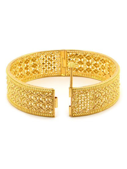 Premium 22 ct Gold Screw Patta Pair Bangles
