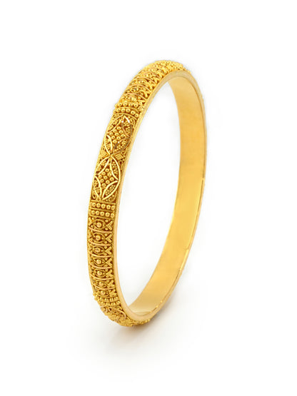 Classic 22ct Gold Filigree Pair Bangles