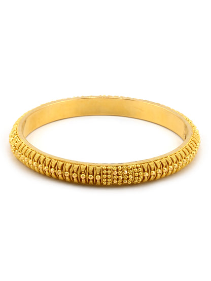 Exquisite 22ct Gold Filigree Pair Bangles