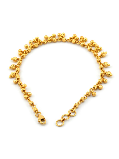 22ct Gold Charms Ladies Bracelet