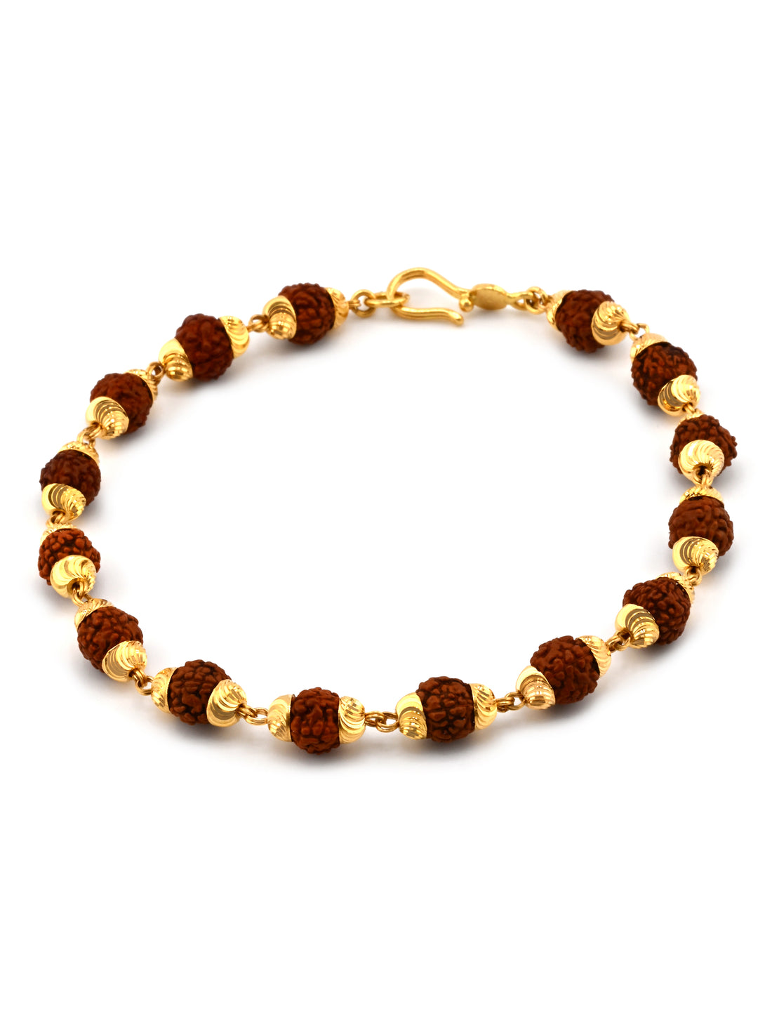 22ct Gold Rudraksh Bracelet