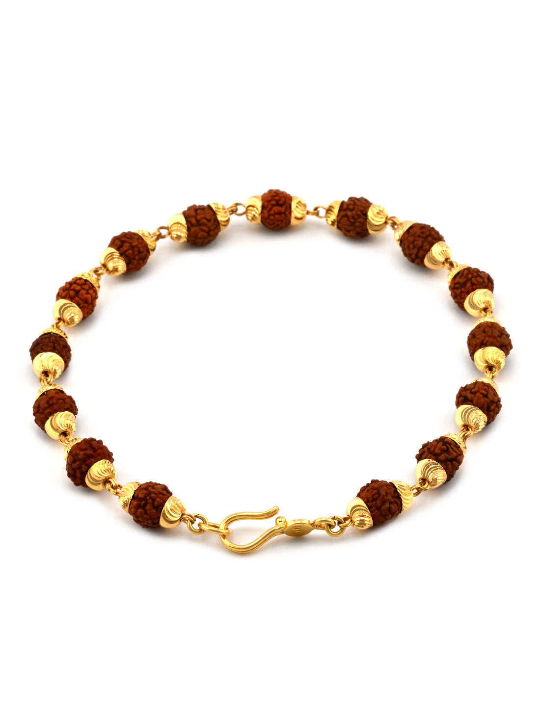 22ct Gold Rudraksh Bracelet