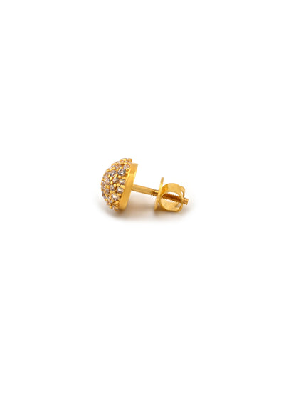 22ct Gold CZ Stud Earrings