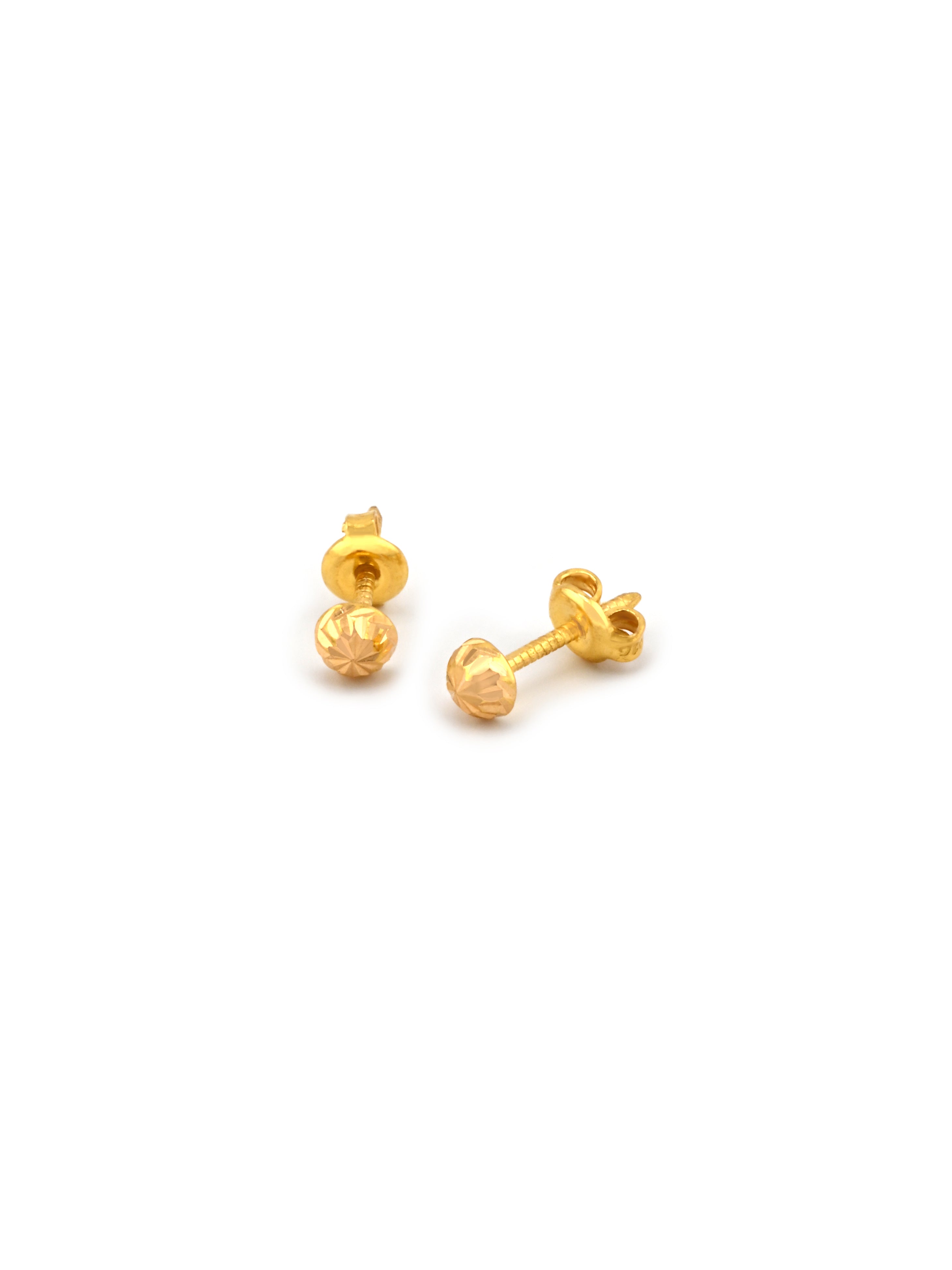 22ct Gold Stud Earrings
