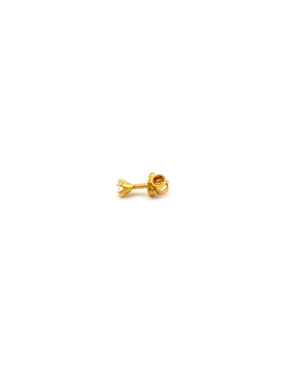 22ct Gold CZ Stud Earrings