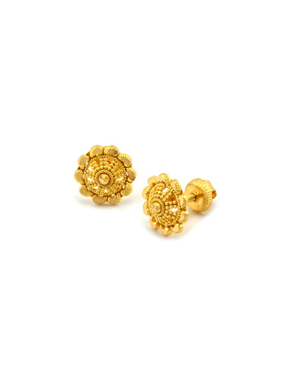 22ct Gold Stud Earrings