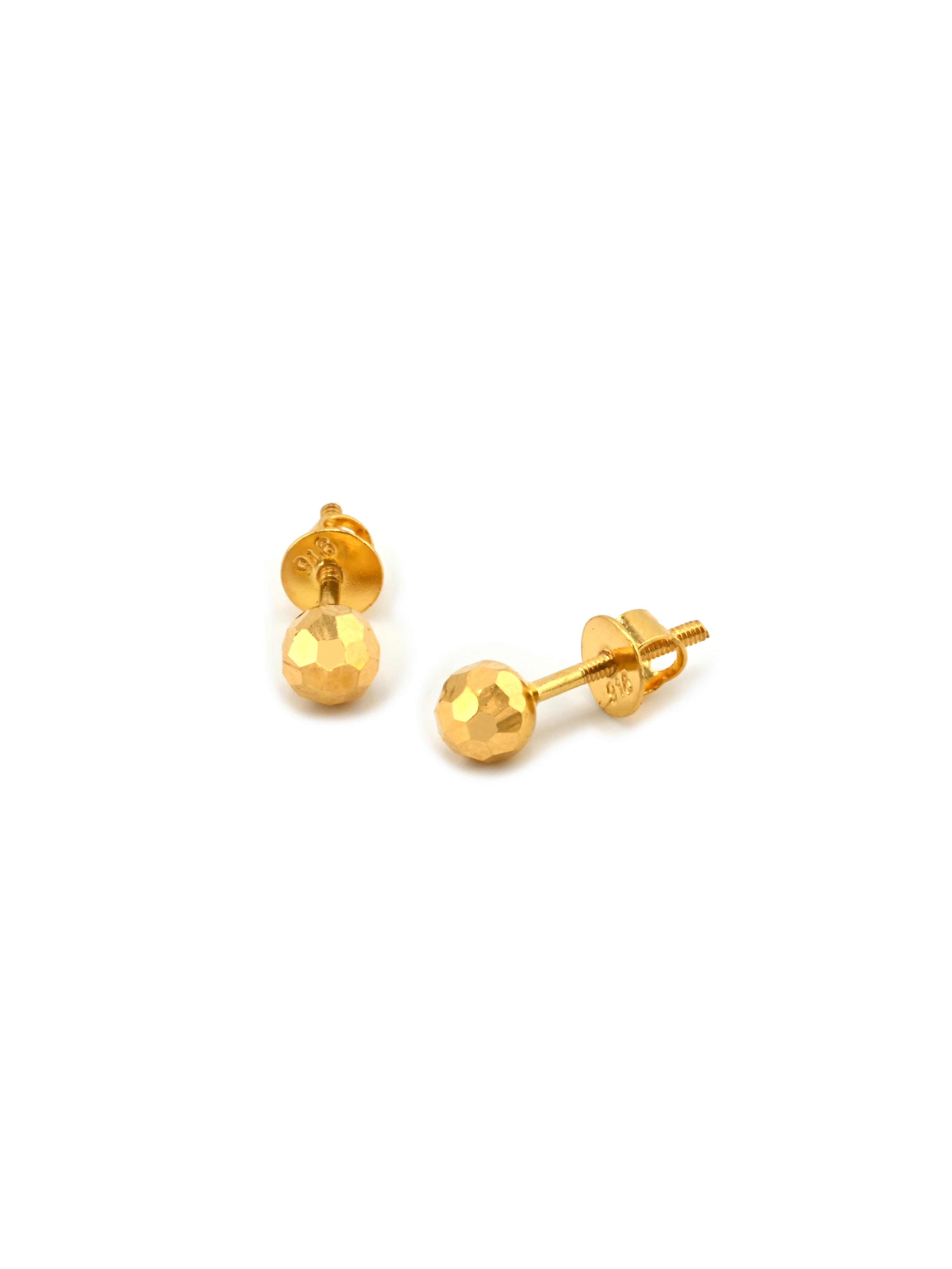 22ct Gold Stud Earring
