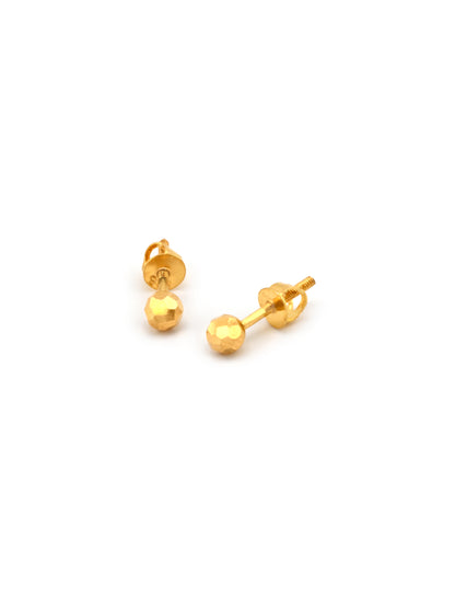 22ct Gold Stud Earring
