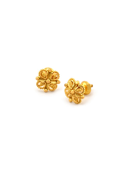 22ct Gold Stud Earrings