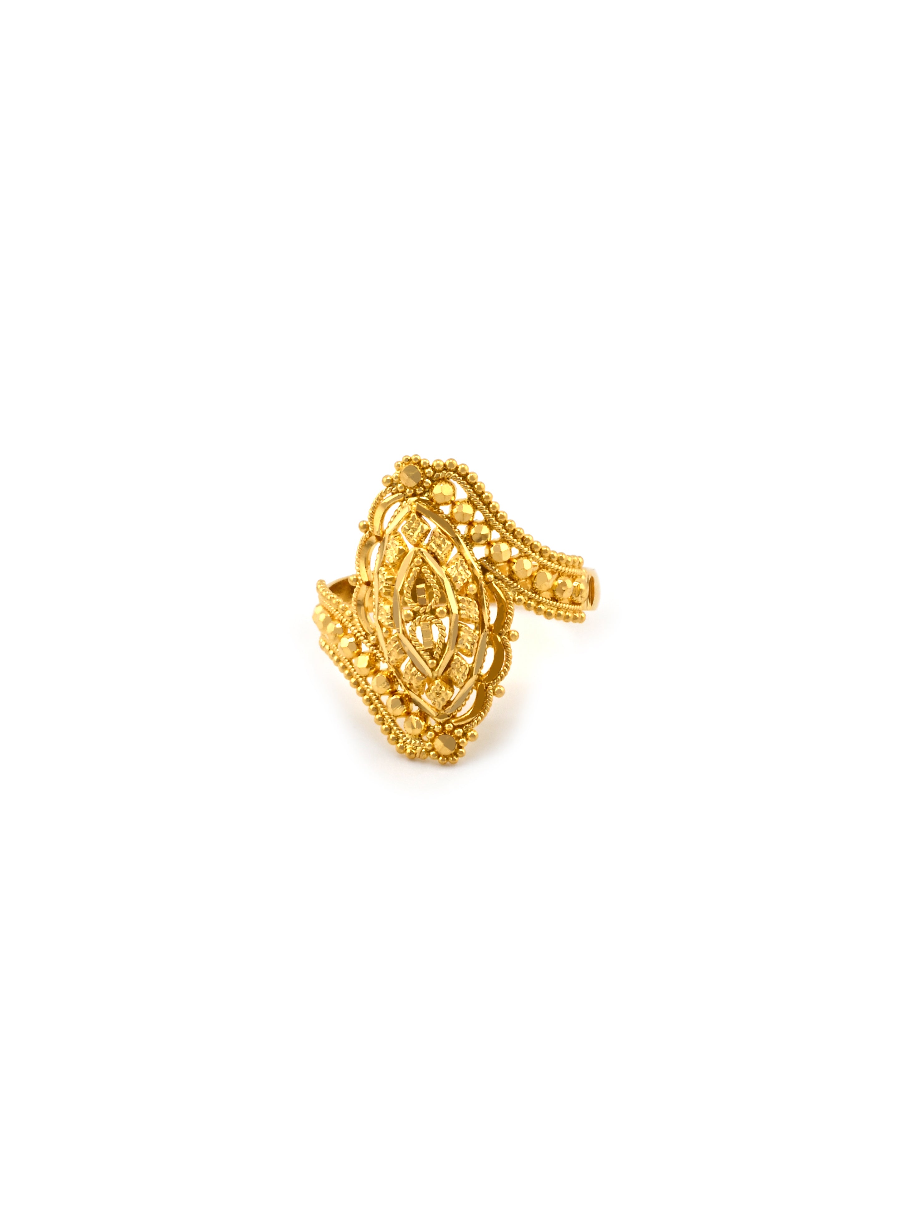 22ct Gold Filigree Ladies Ring