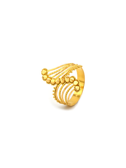 22ct Gold Filigree Ladies Ring