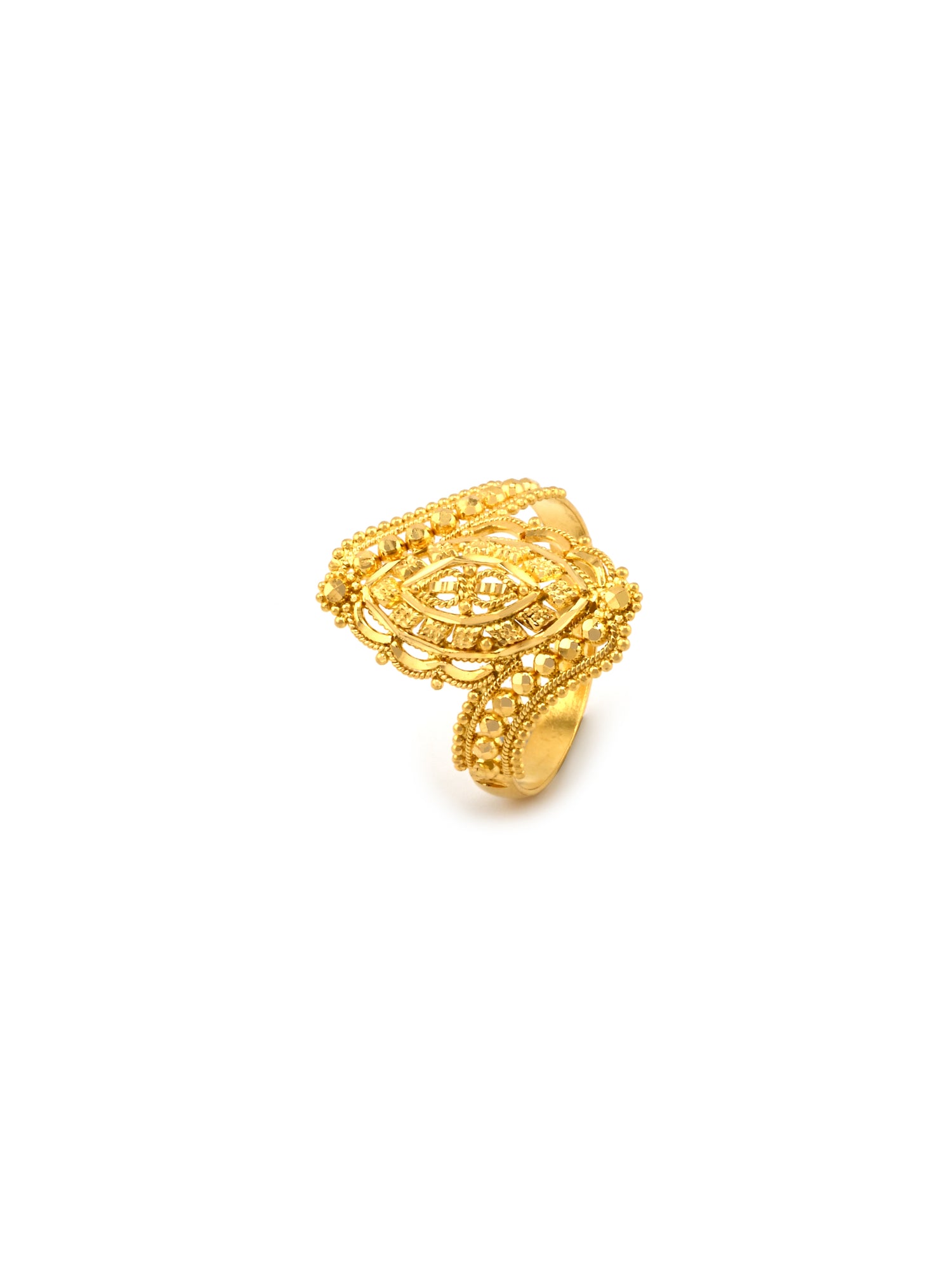 22ct Gold Filigree Ladies Ring