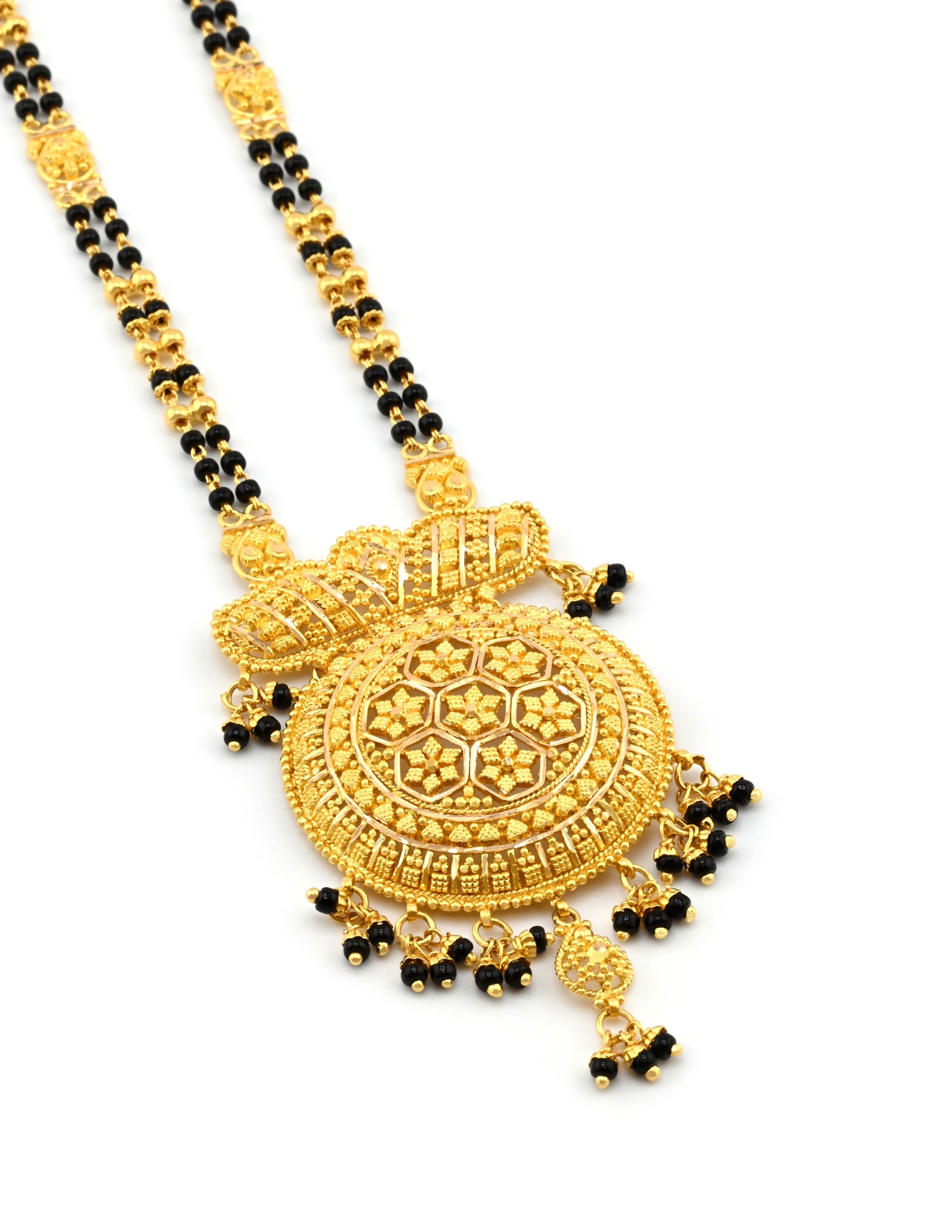 22ct Gold 2-Row Mangal Sutra