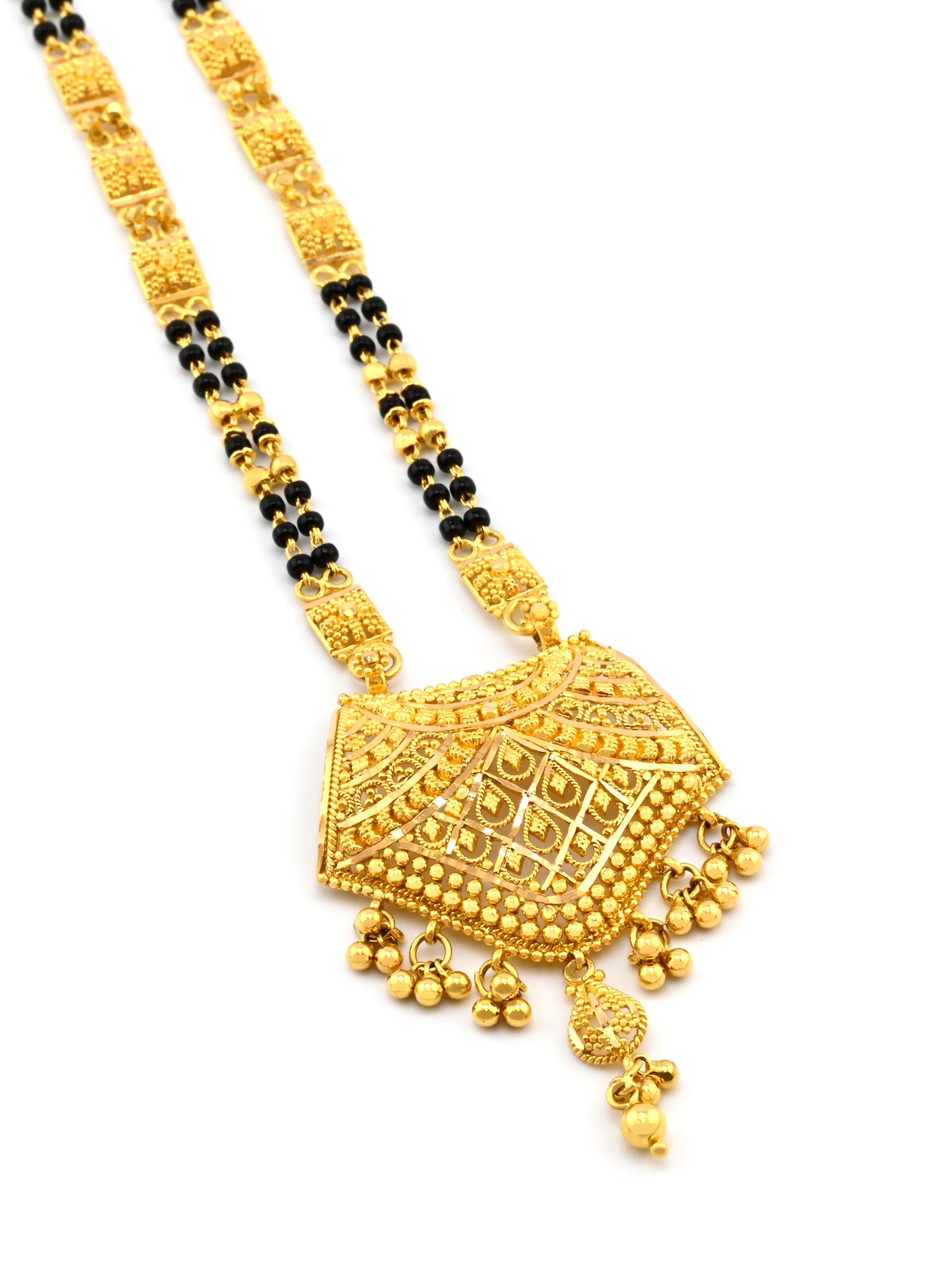 22ct Gold 2-Row Mangal Sutra