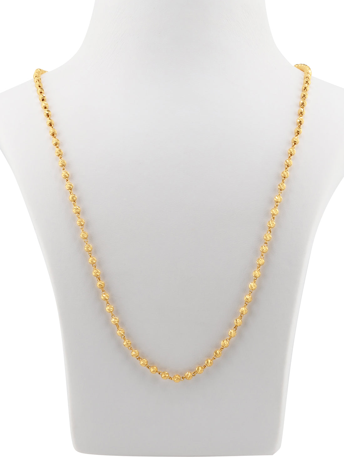 22ct Gold Ball Mala Chain