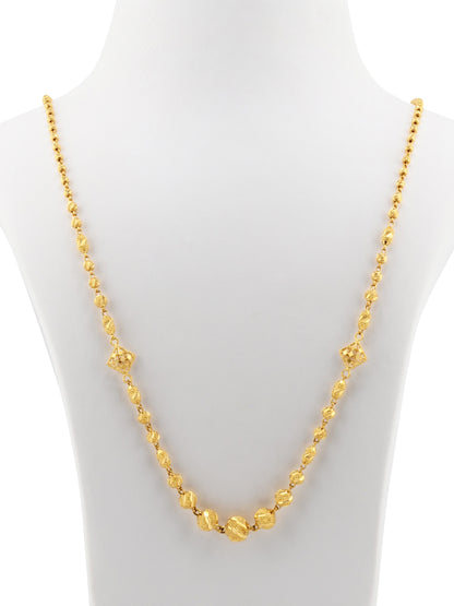 22ct Gold Ball Mala Chain