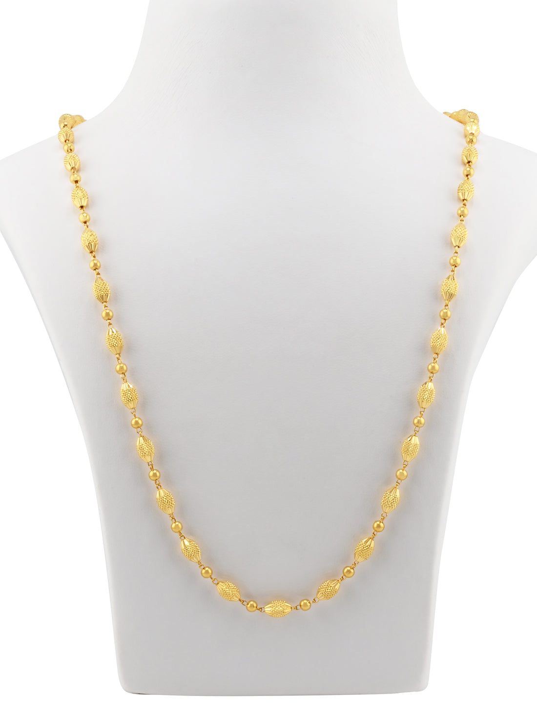 22ct Gold Ball Mala Fancy Chain