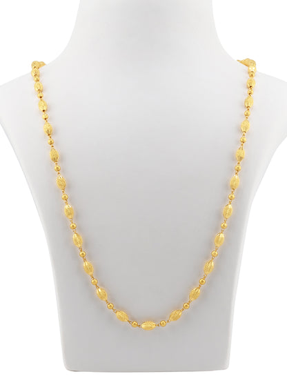 22ct Gold Ball Mala Fancy Chain
