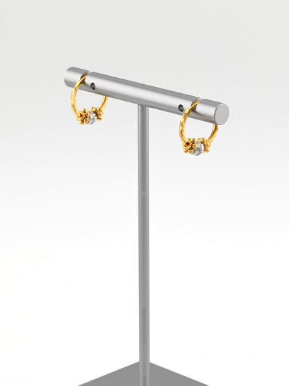 22ct Gold Two Tone Ball Bali