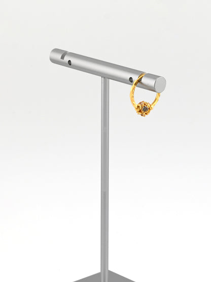 22ct Gold CZ Ball Bali