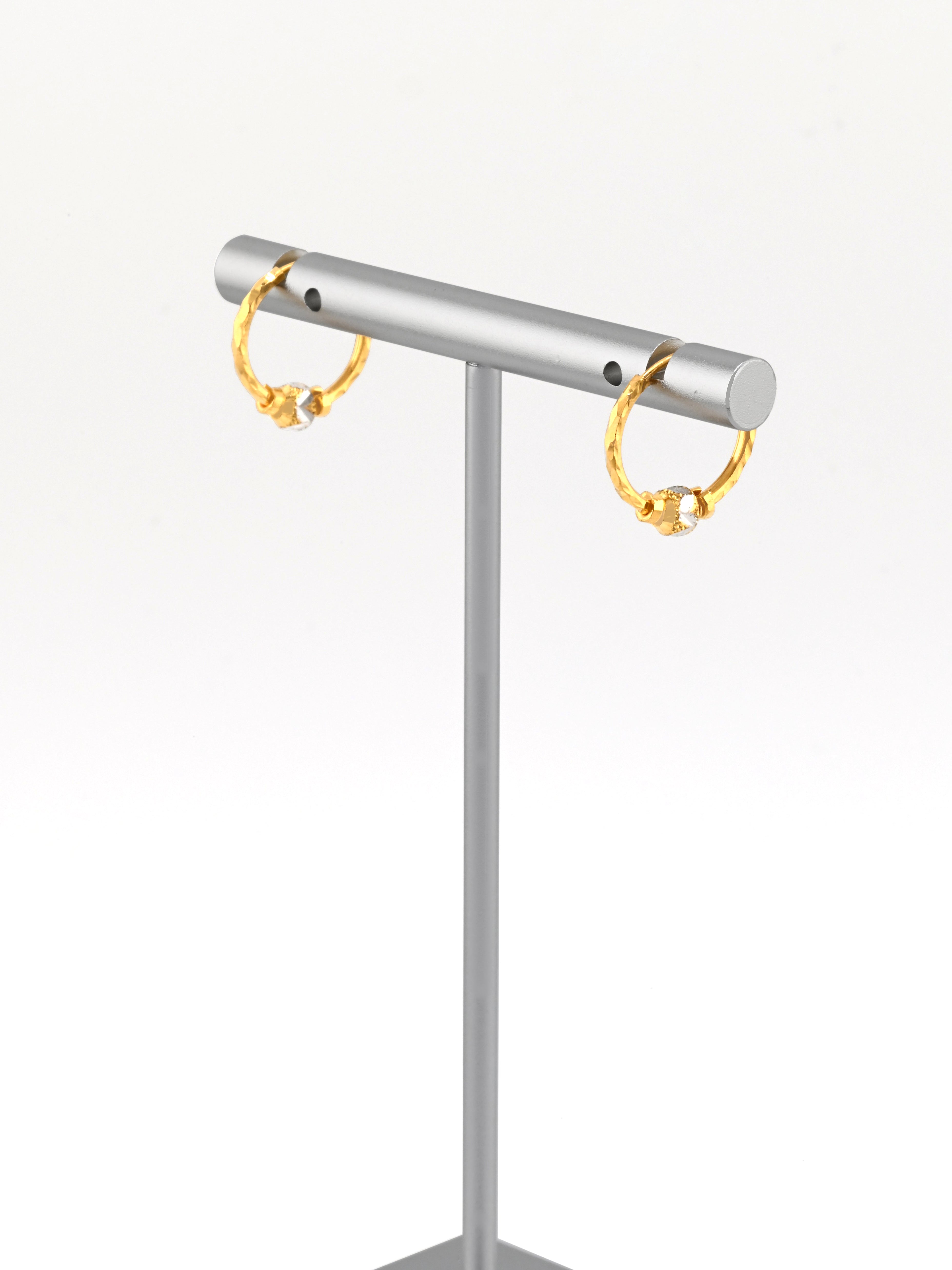 22ct Gold Two Tone Ball Bali