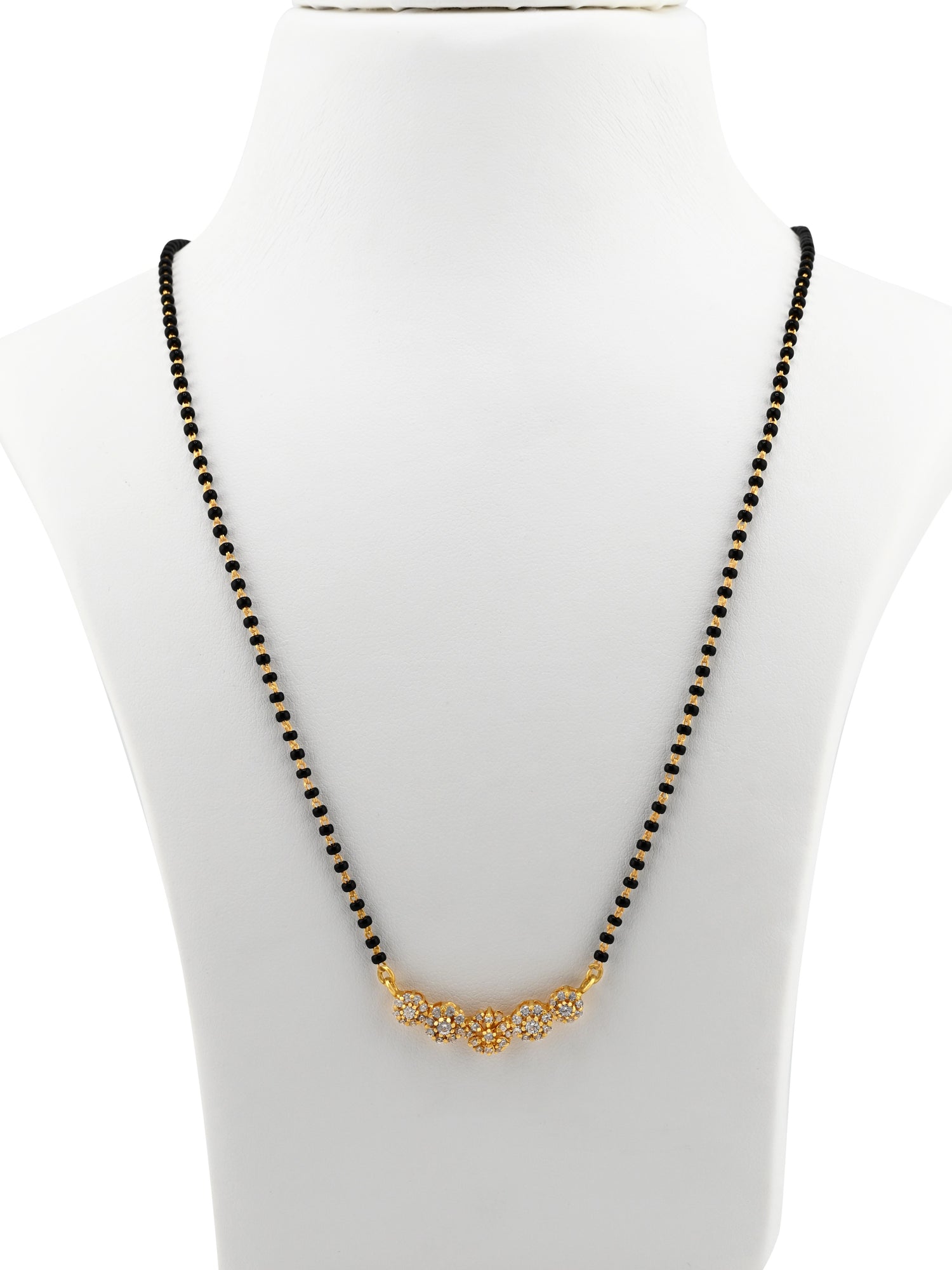 22ct Gold CZ Modern Mangal Sutra