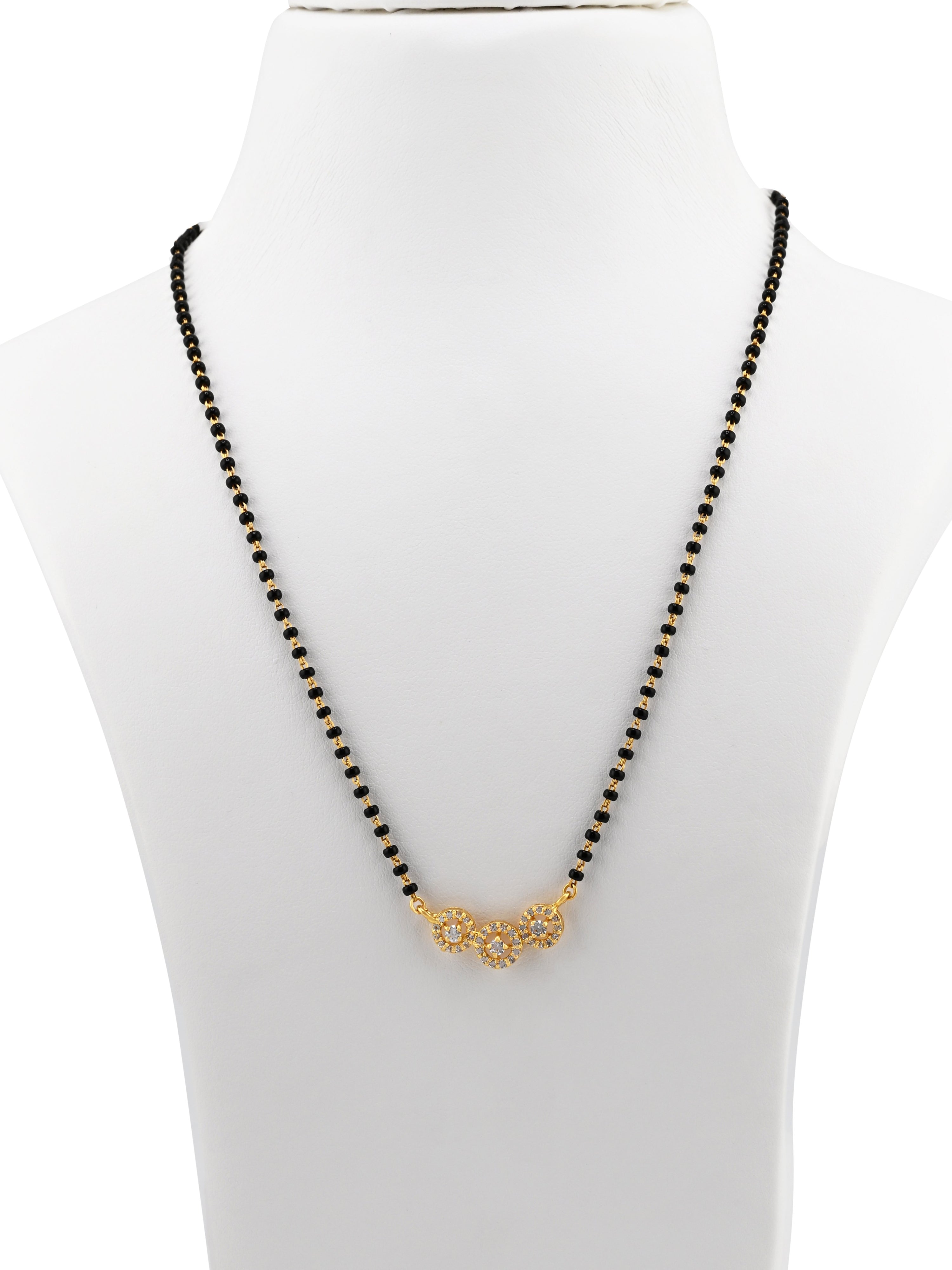 22ct Gold CZ Mangal Sutra