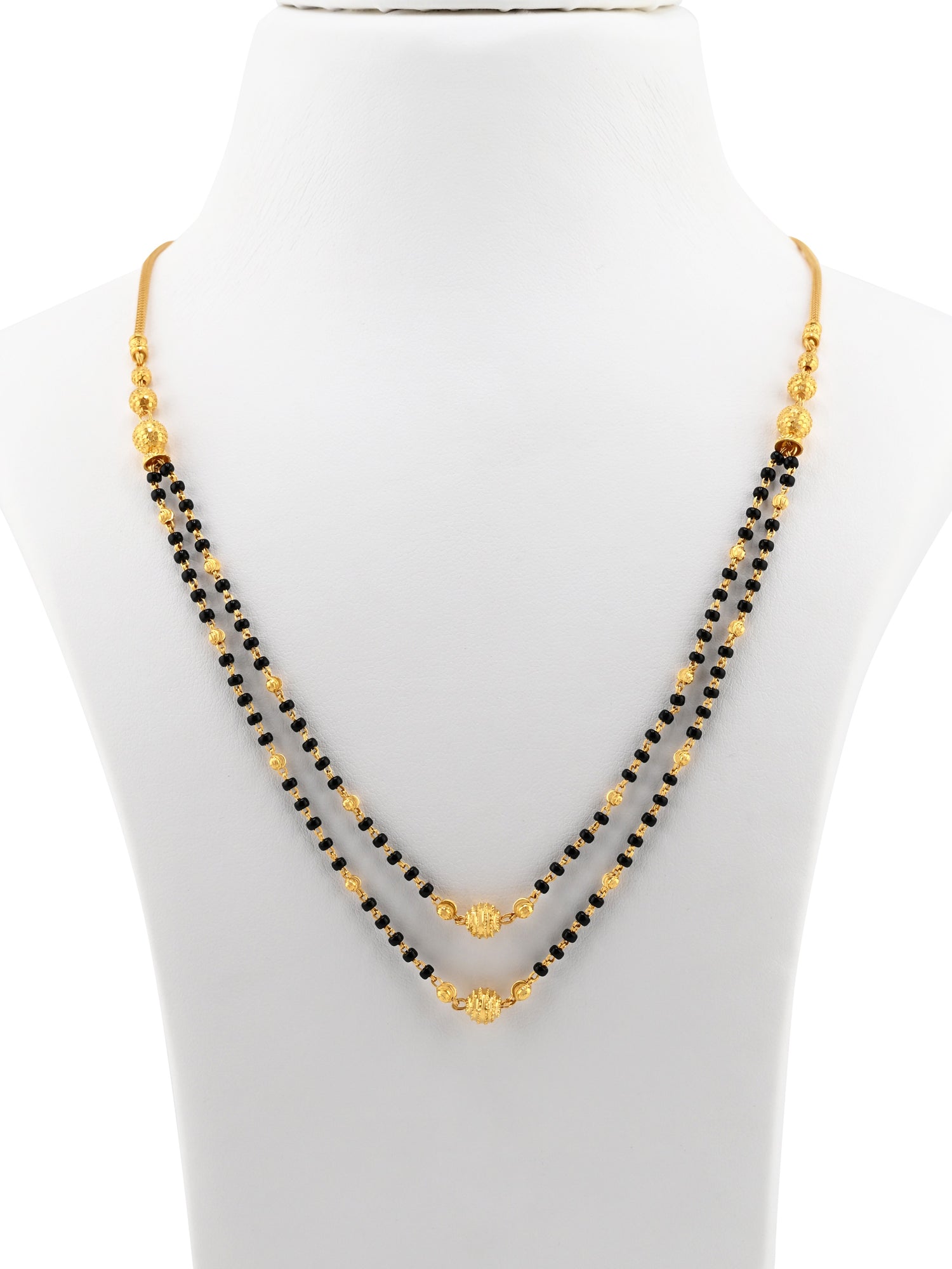 22ct Gold Ball 2 Row Mangal Sutra
