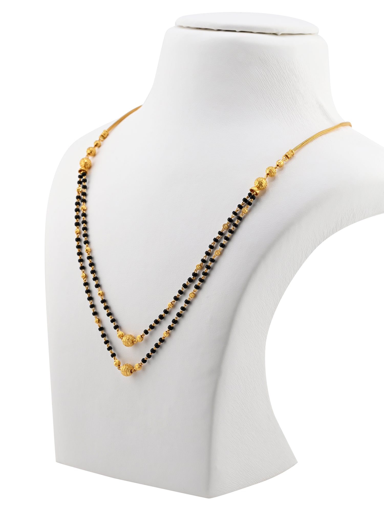 22ct Gold Ball 2 Row Mangal Sutra