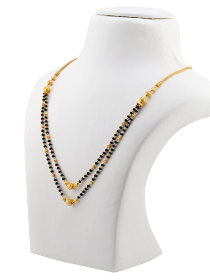 22ct Gold Ball 2 Row Mangal Sutra