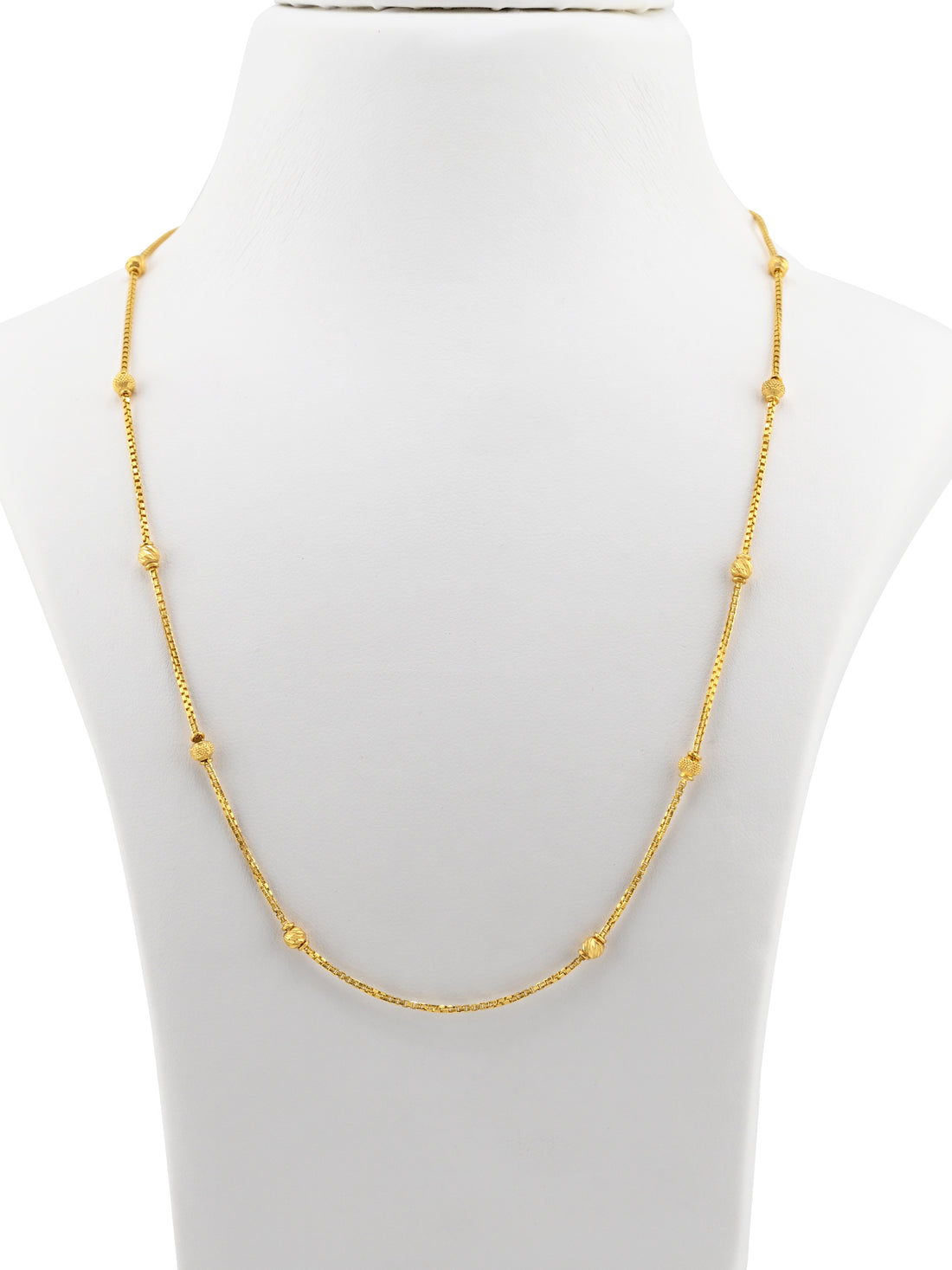 22ct Gold Ball Mala Chain