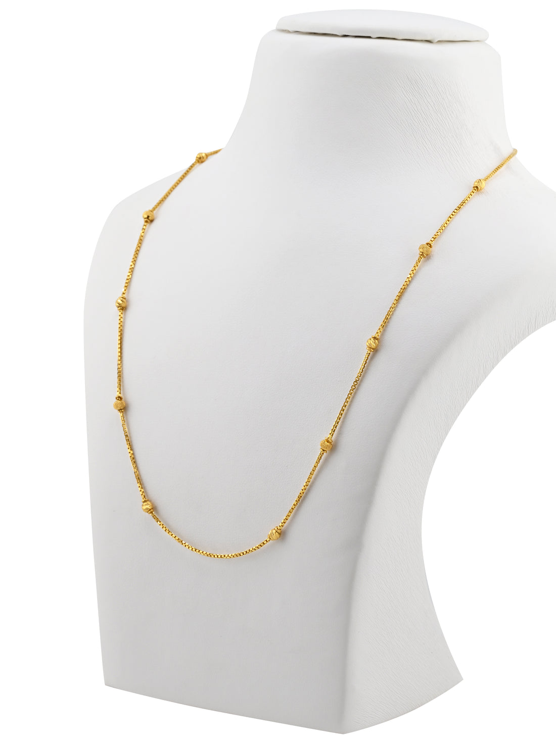 22ct Gold Ball Mala Chain