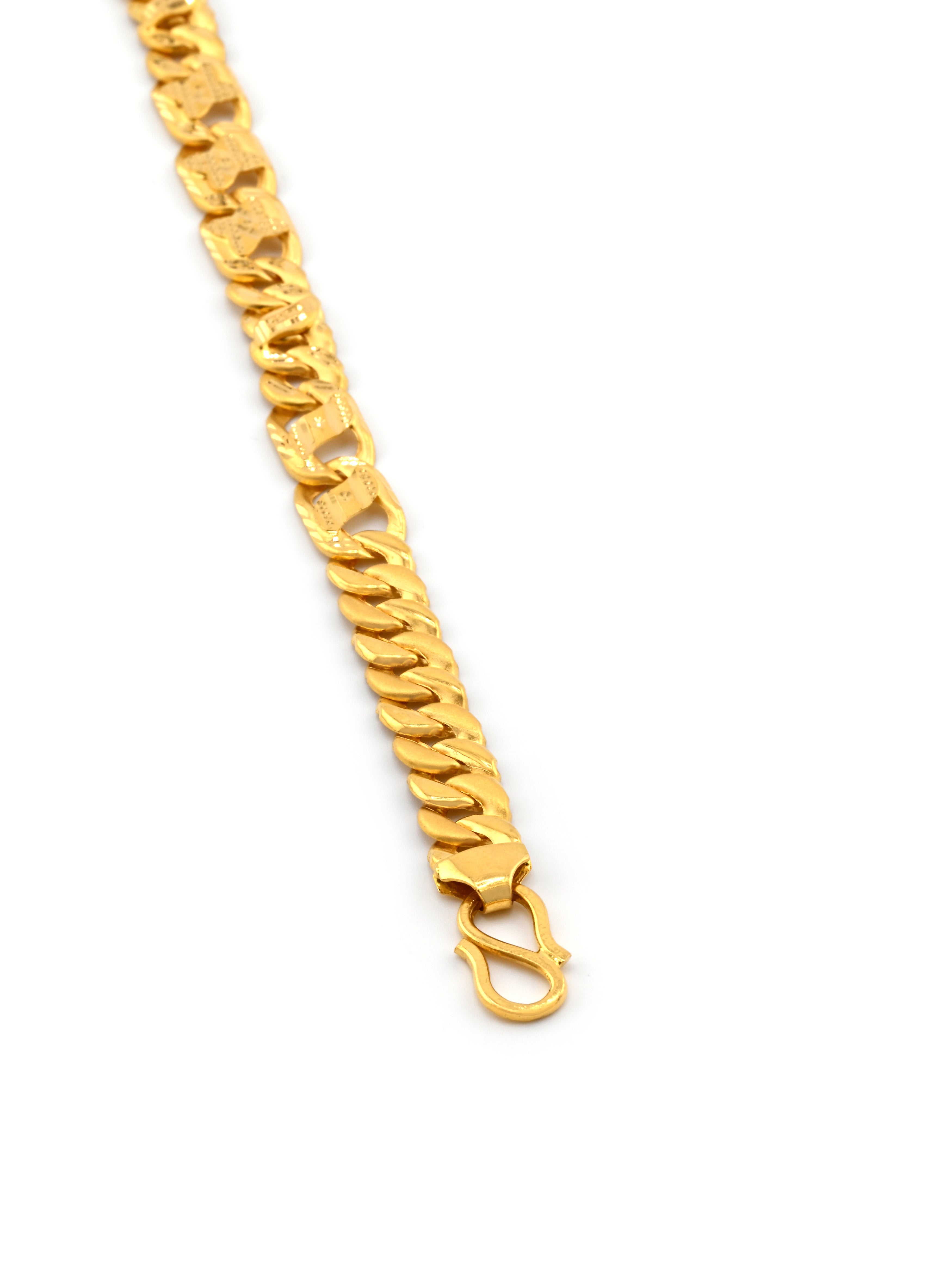22ct Gold Hollow Bracelet
