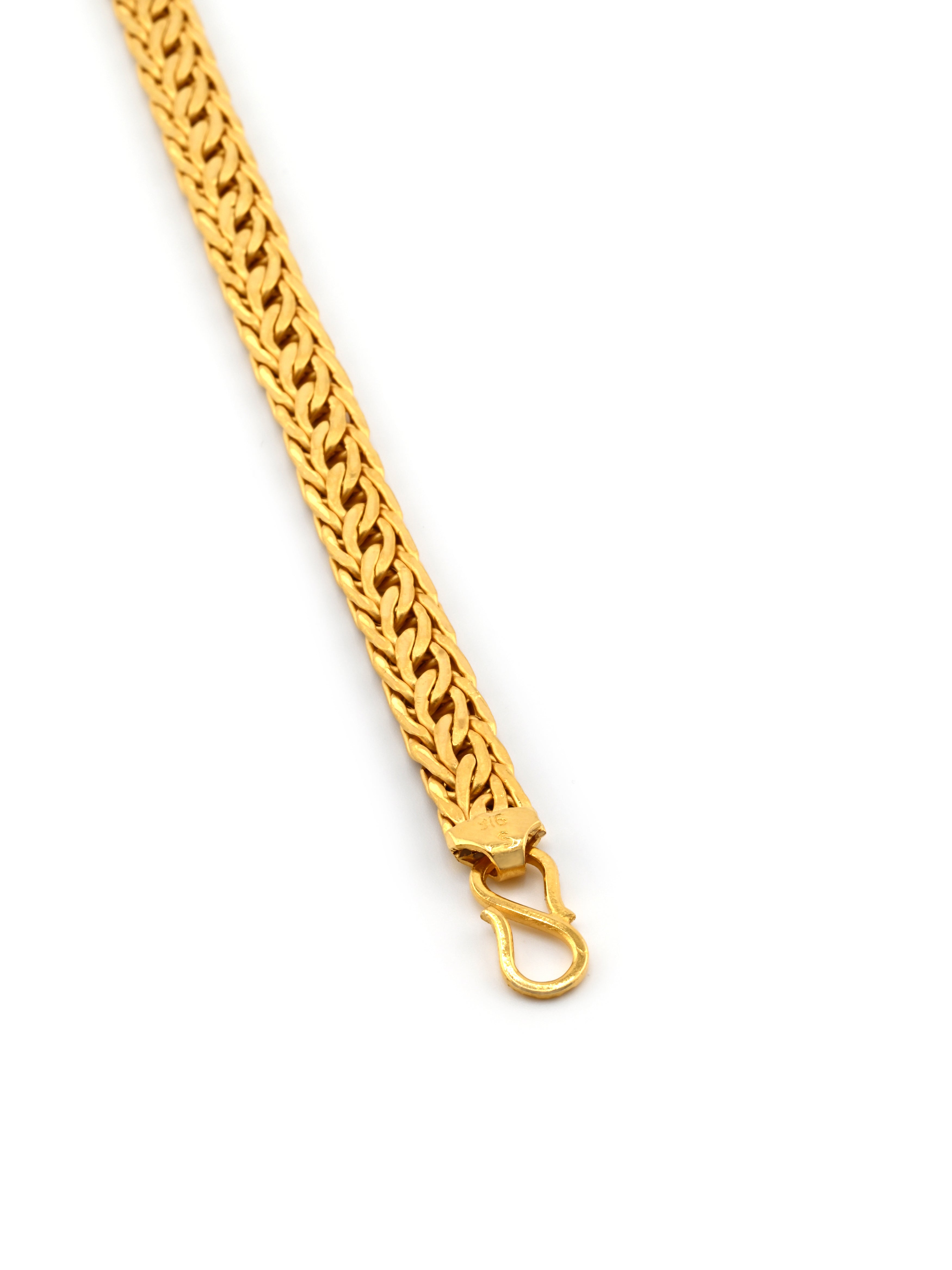 22ct Gold Hollow Bracelet