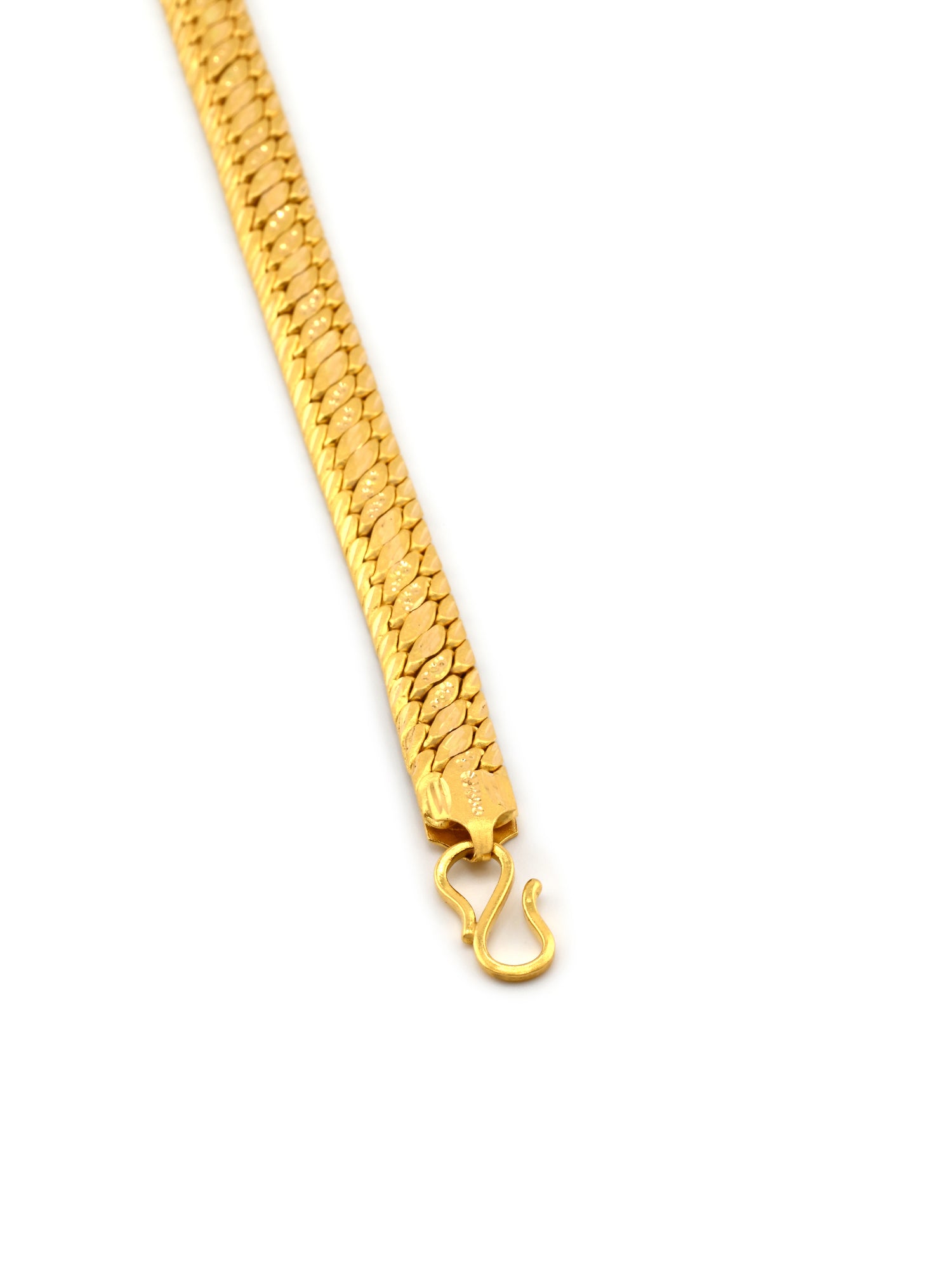 22ct Gold Hollow Bracelet