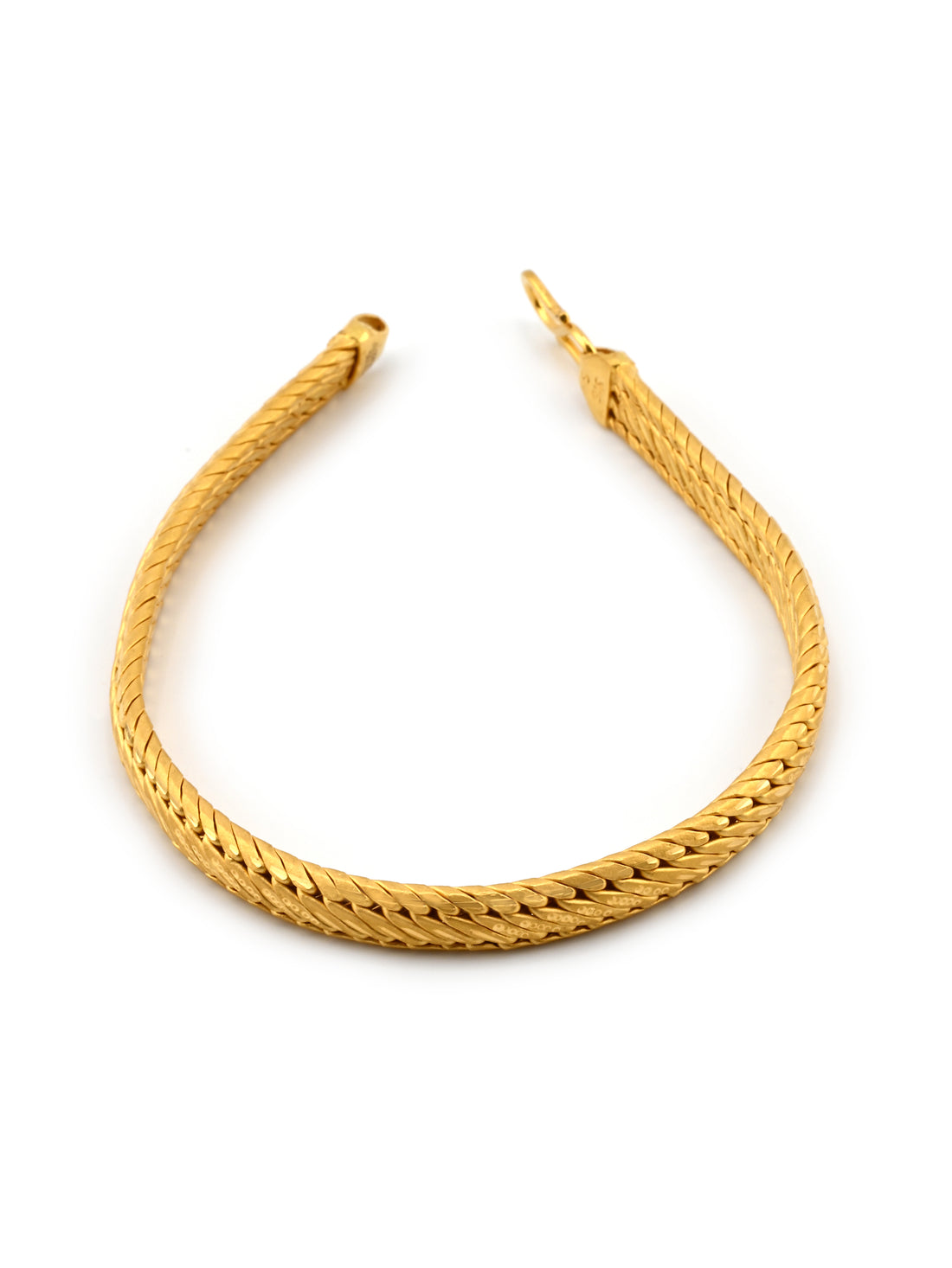 22ct Gold Hollow Bracelet