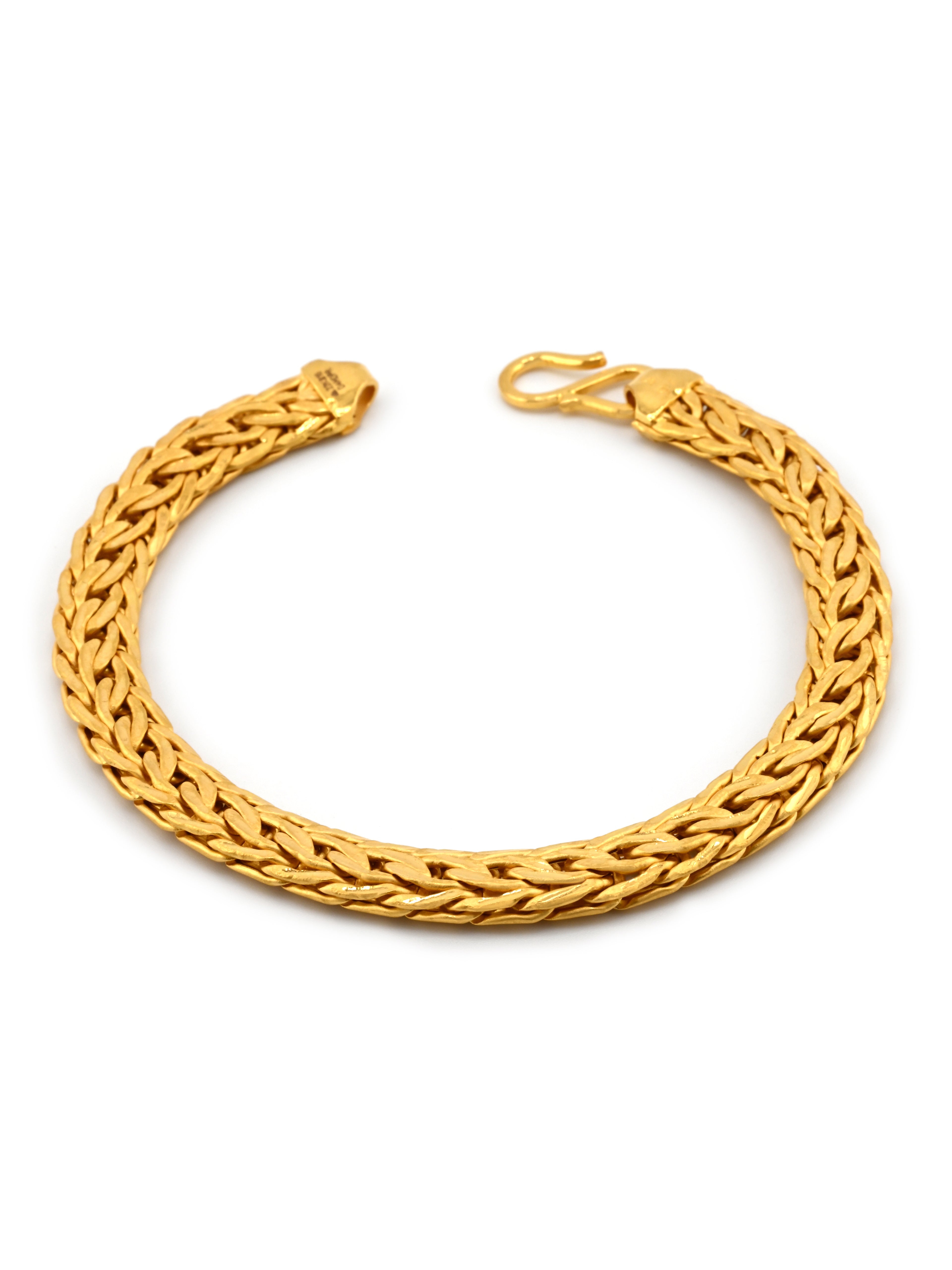 22ct Gold Hollow Bracelet