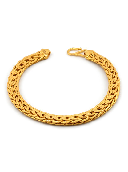 22ct Gold Hollow Bracelet