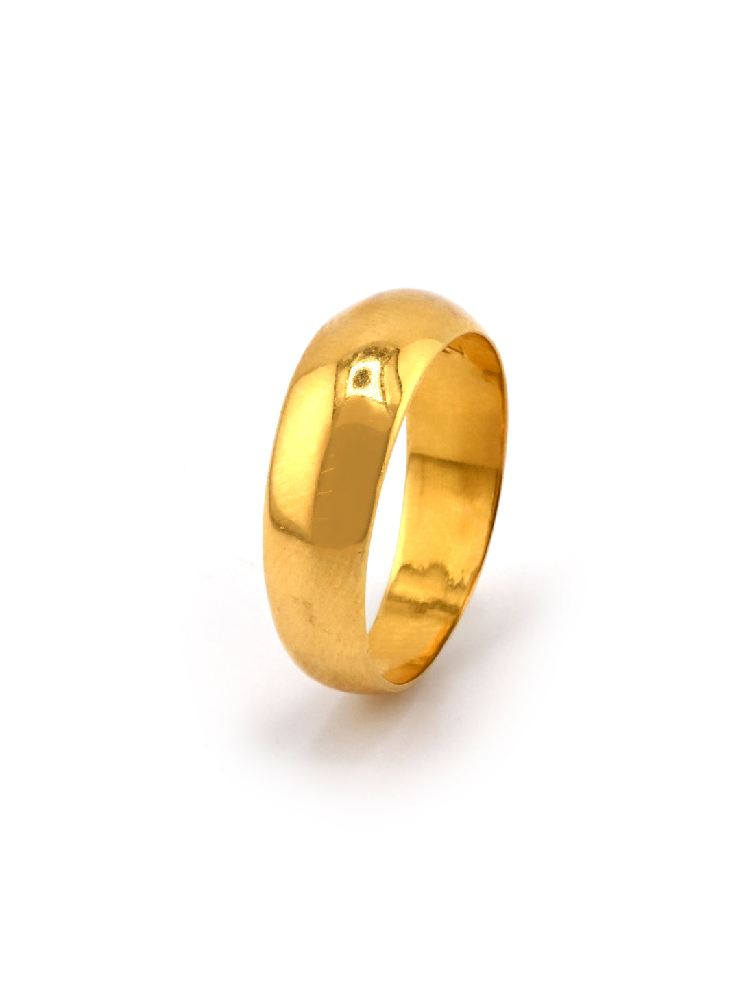 22ct Gold Plain Band Ring
