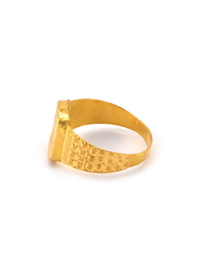 22ct Gold Lightweight Mens Ring