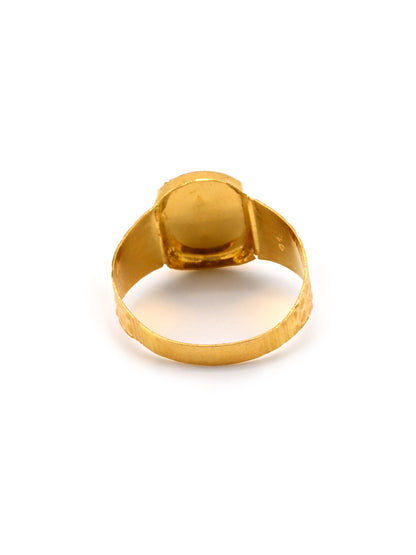 22ct Gold Lightweight Mens Ring