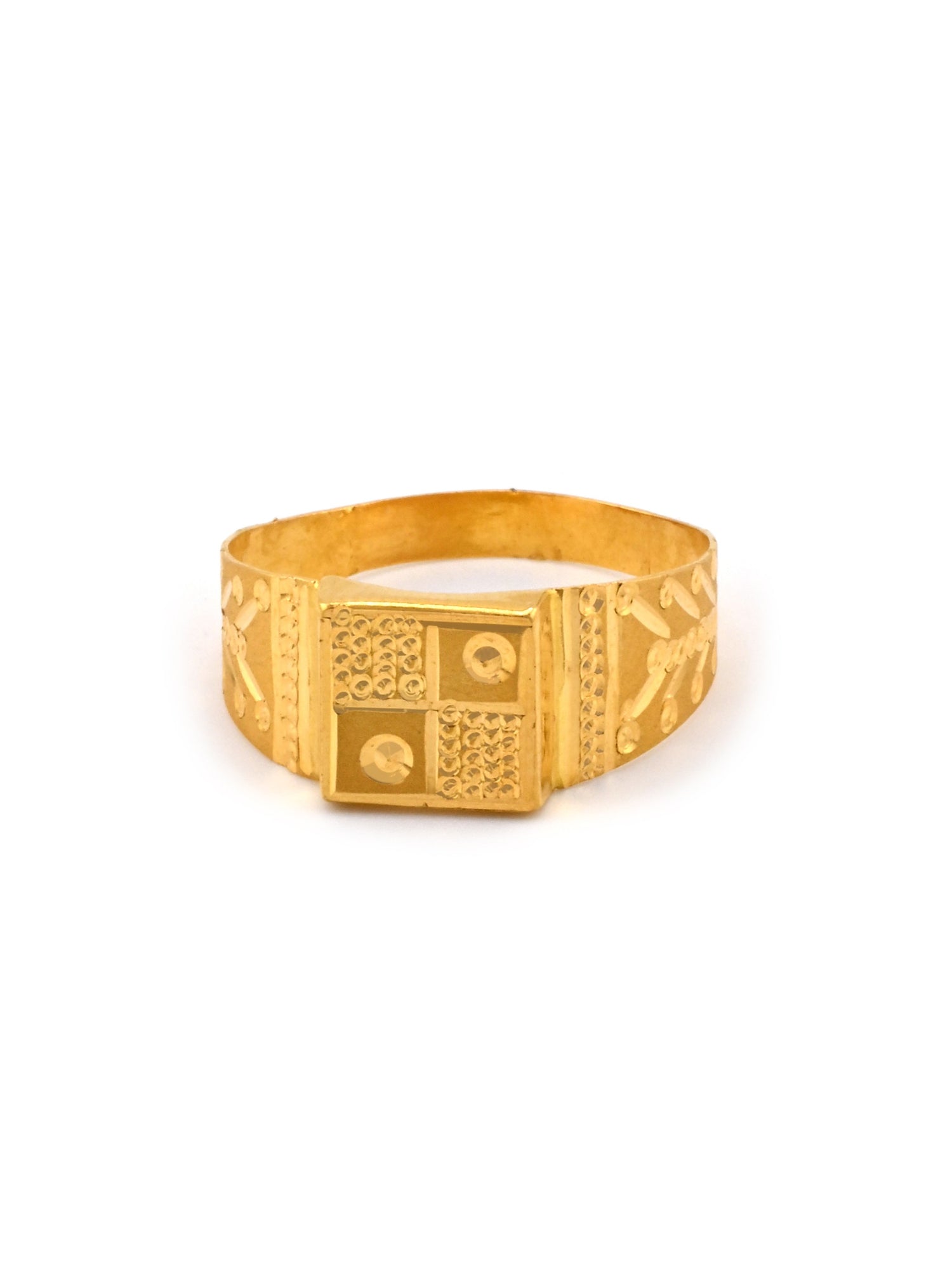 22ct Gold Lightweight Mens Ring