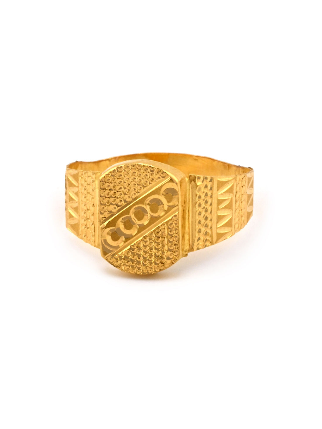 22ct Gold Lightweight Mens Ring