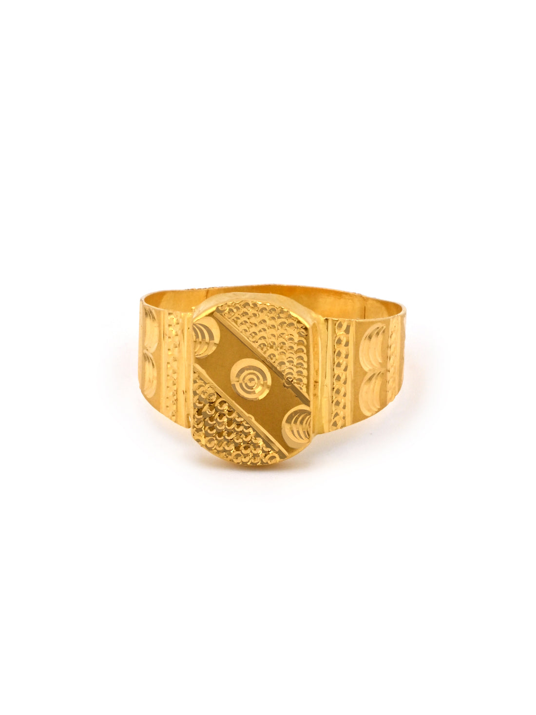 22ct Gold Lightweight Mens Ring