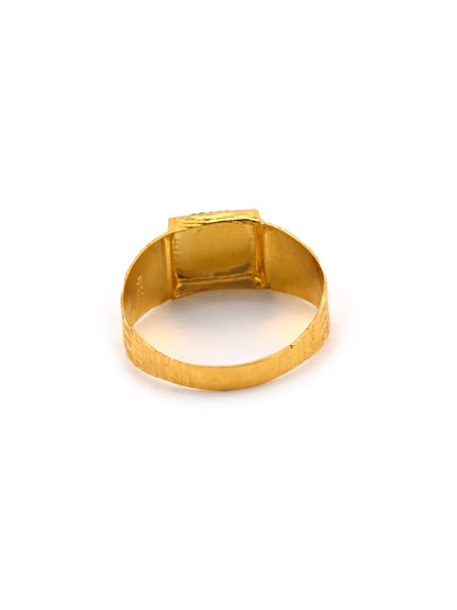 22ct Gold Lightweight Mens Ring