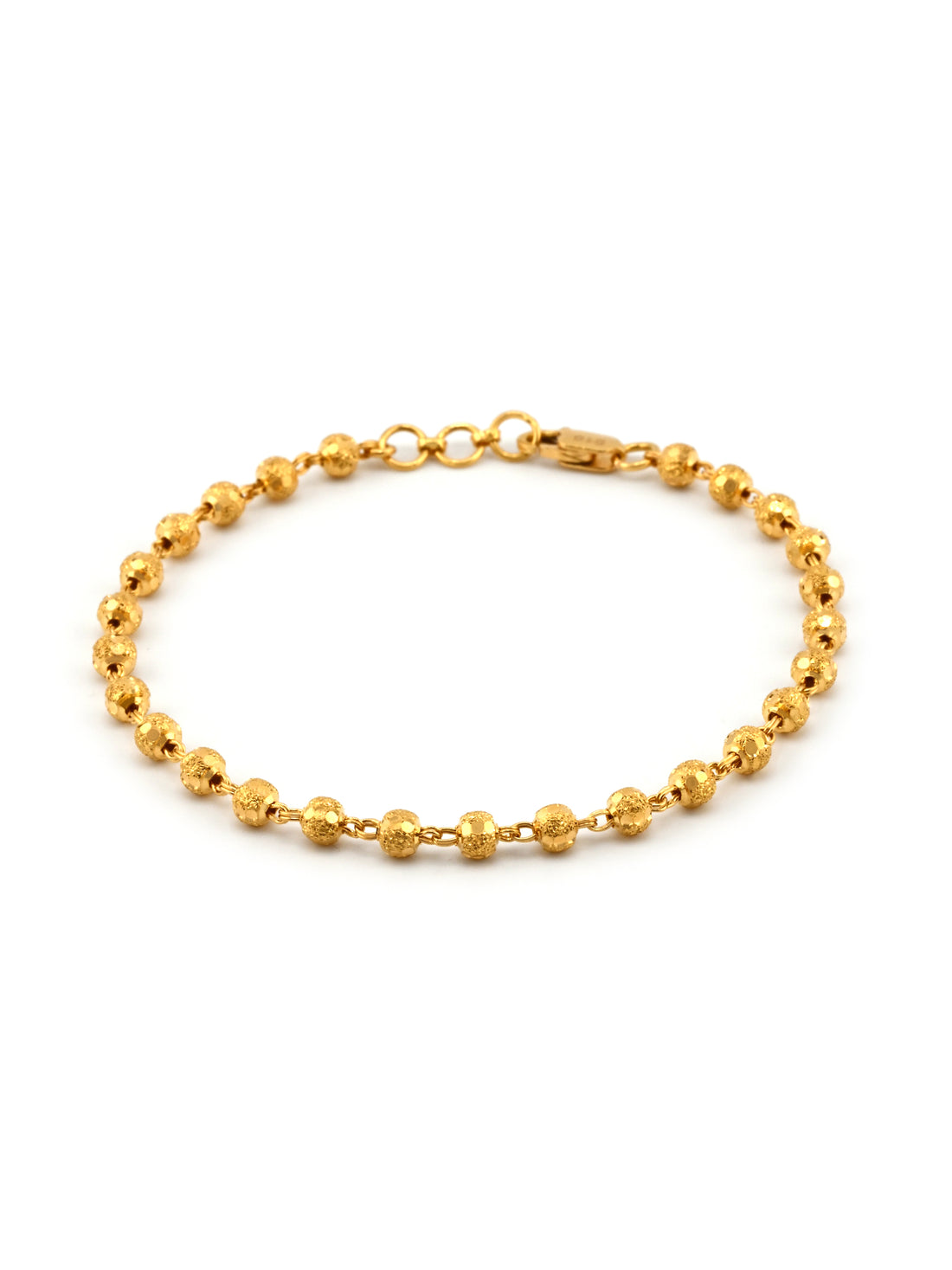 22ct Gold Ball Ladies Bracelet