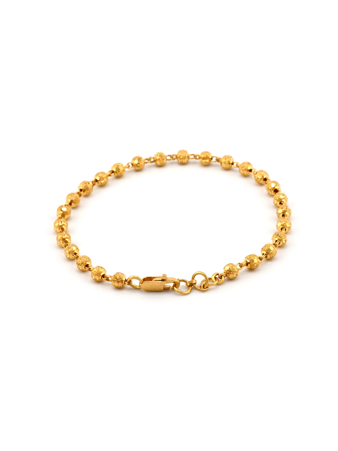 22ct Gold Ball Ladies Bracelet