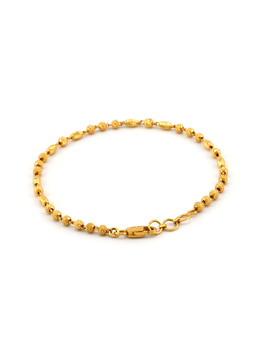 22ct Gold Ball Ladies Bracelet