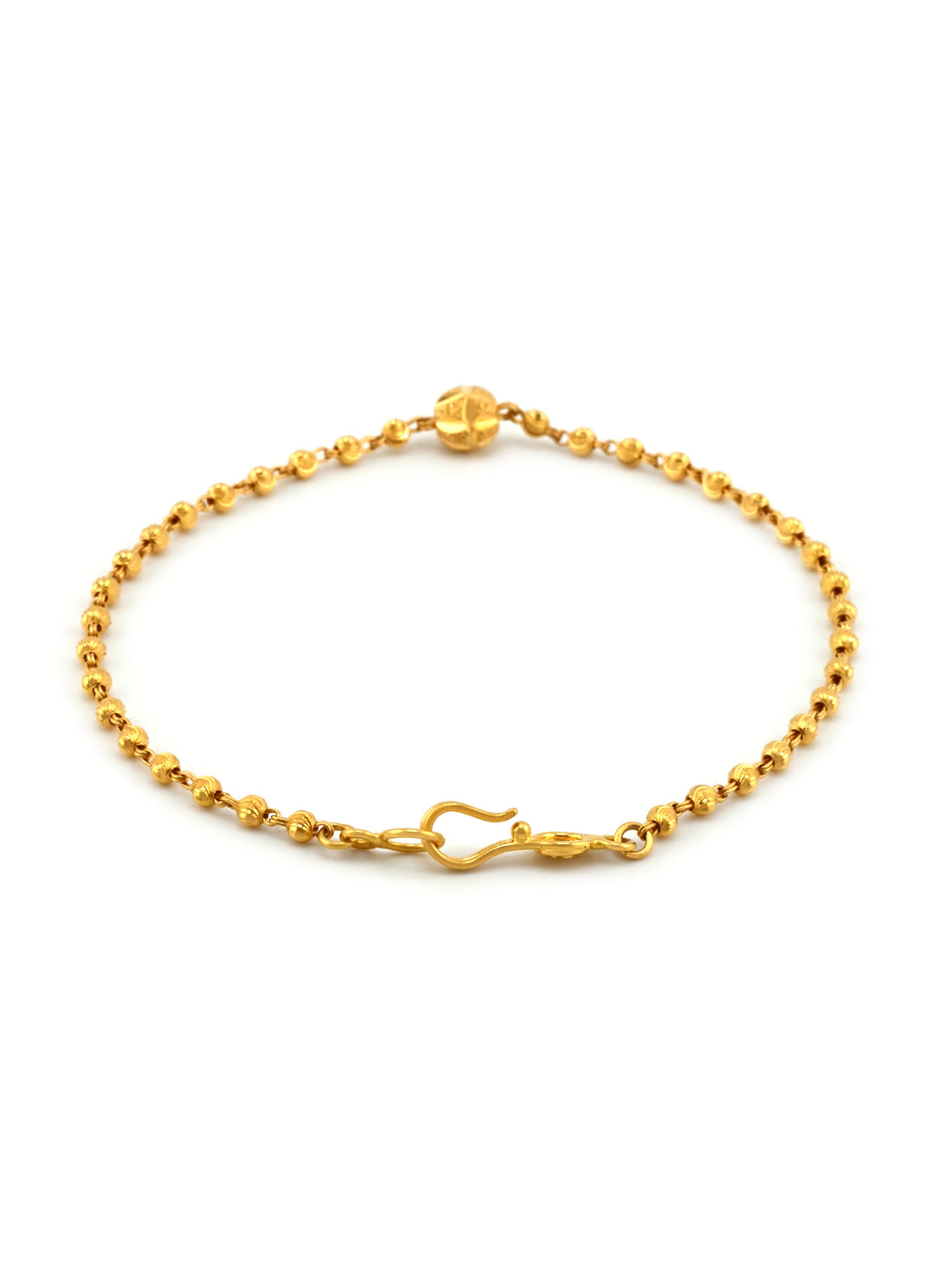 22ct Gold Ball Ladies Bracelet