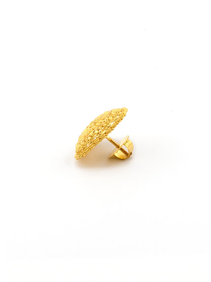 22ct Gold Filigree Top Earrings